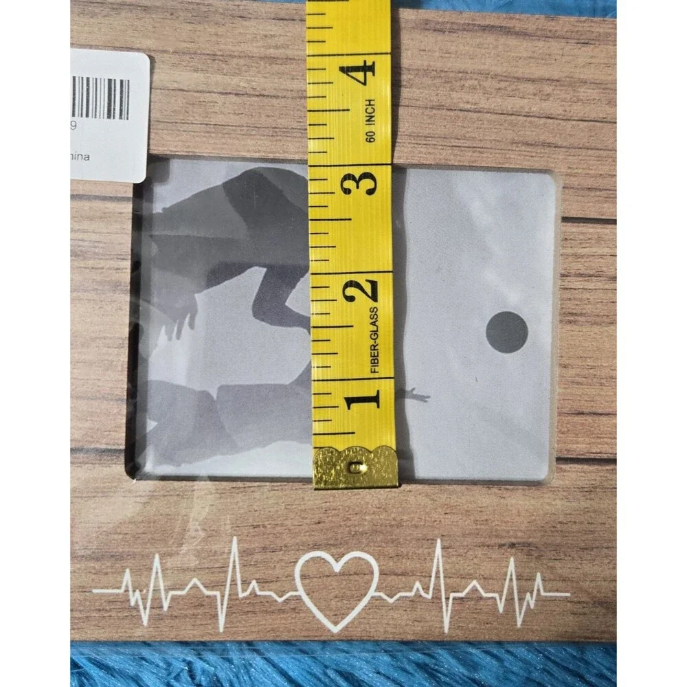 Baby Sonogram Photo Wooden Frame For Hanging Or Leaning Fits 4